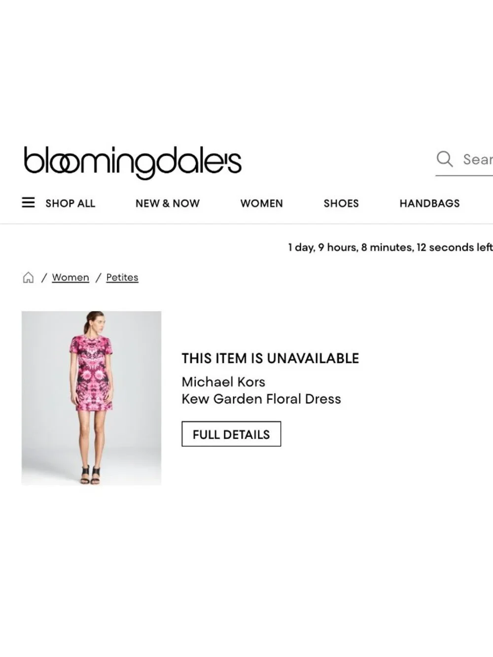 Michael Kors Pink Kew Garden Floral Print Shift Mini Dress Size 8 Summer Wedding